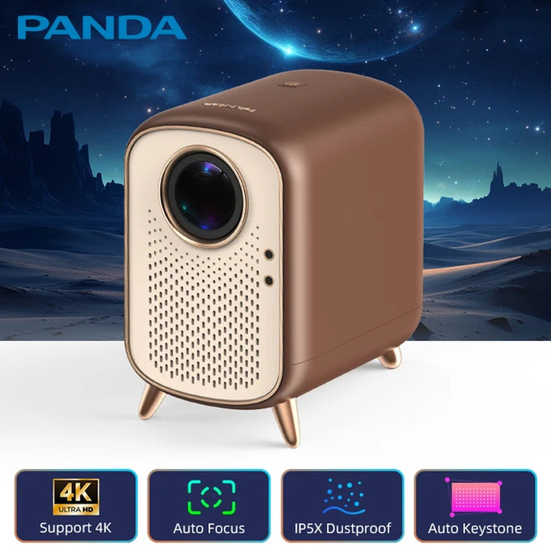 Stella-A Mini Projector Support 4K Portable Android Native 1080P Home Theater Auto Keystone Auto Focus Excellent Sound