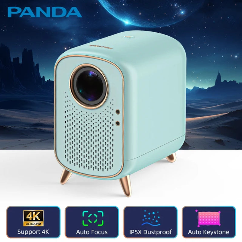 Stella-A Mini Projector Support 4K Portable Android Native 1080P Home Theater Auto Keystone Auto Focus Excellent Sound